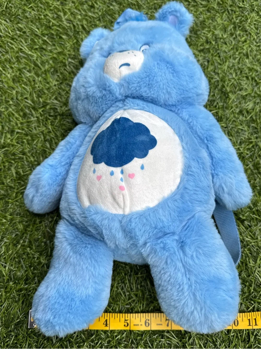 🩵Care Bears Grumpy Bear Plush Backpack 18
